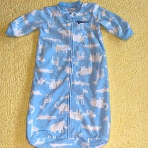 Baby Boy fleece sleep bag like new 0-9